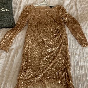 Gold dress